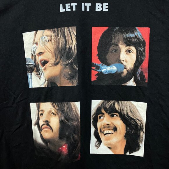 The Beatles Let It Be Album Cover Art T-Shirt Large - Picture 2 of 4